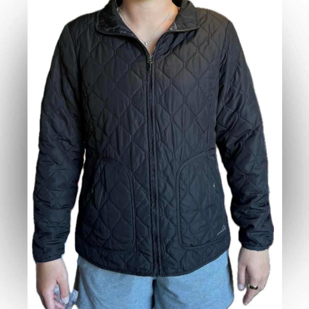 Eddie Bauer Women’s Black Quilted Puffer Jacket